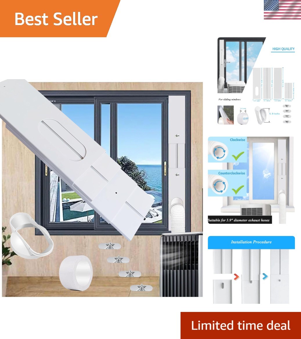 High-Quality PVC Air Conditioner Window Seal Kit for 5.9 » Hoses – Easy Install