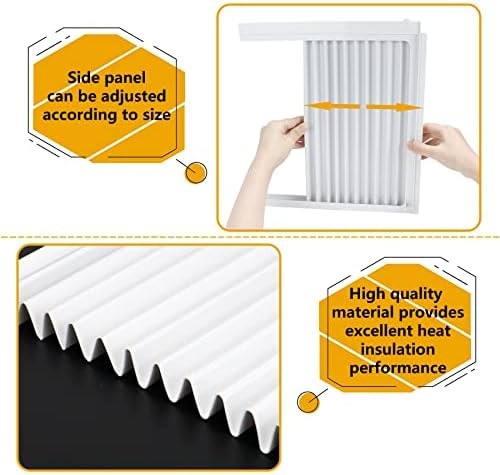 LBG Products Window Air Conditioner Side Panel and Frame Set,AC Accordion Fil…