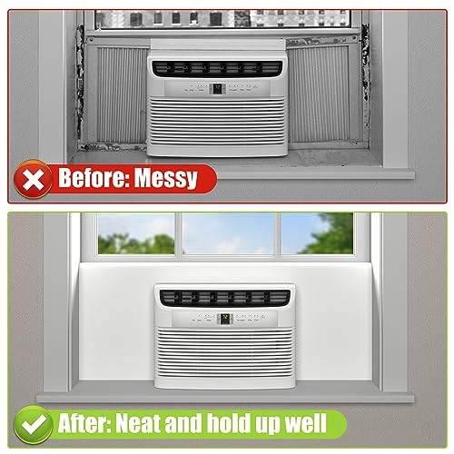 Window Air Conditioner Side Panels,Full Surround AC Foam Panel for White