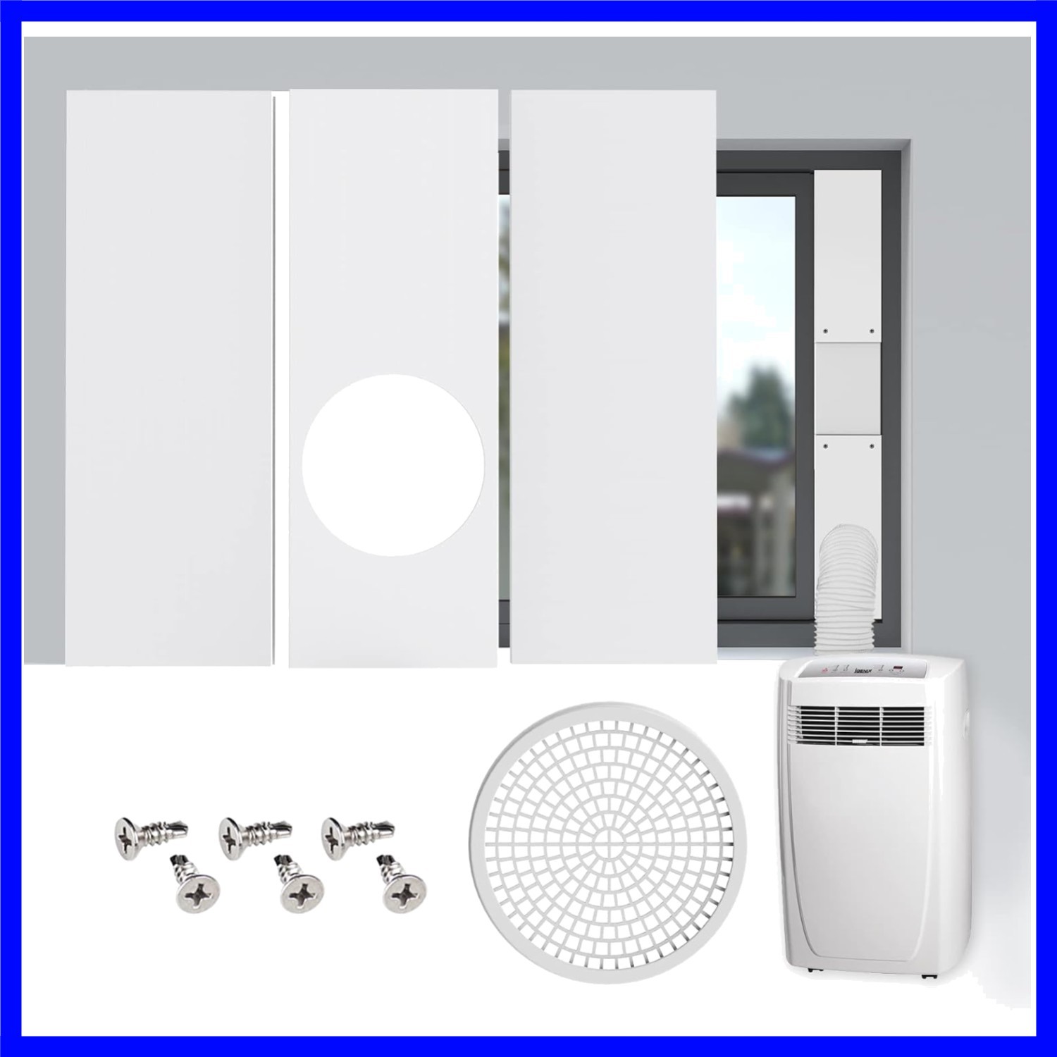 Residential Window Seal Kit for Portable Air Conditioners – Adjustable & Easy