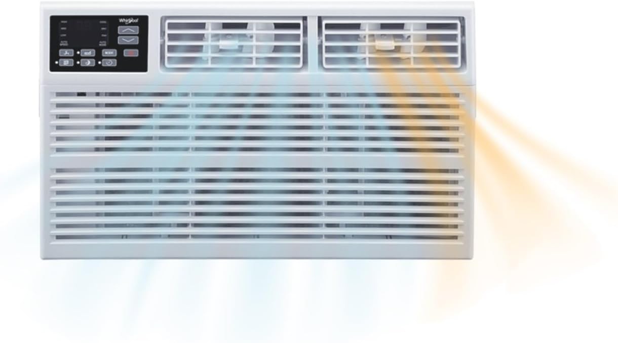 8000 BTU Window Air Conditioner with Supplemental Heat