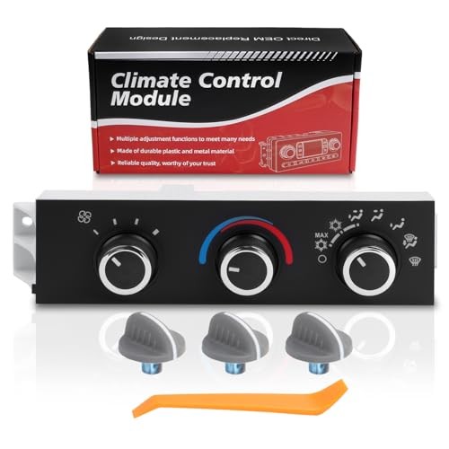Front A/C Heater Climate Control Module Panel Compatible with 1996-2014 599-217