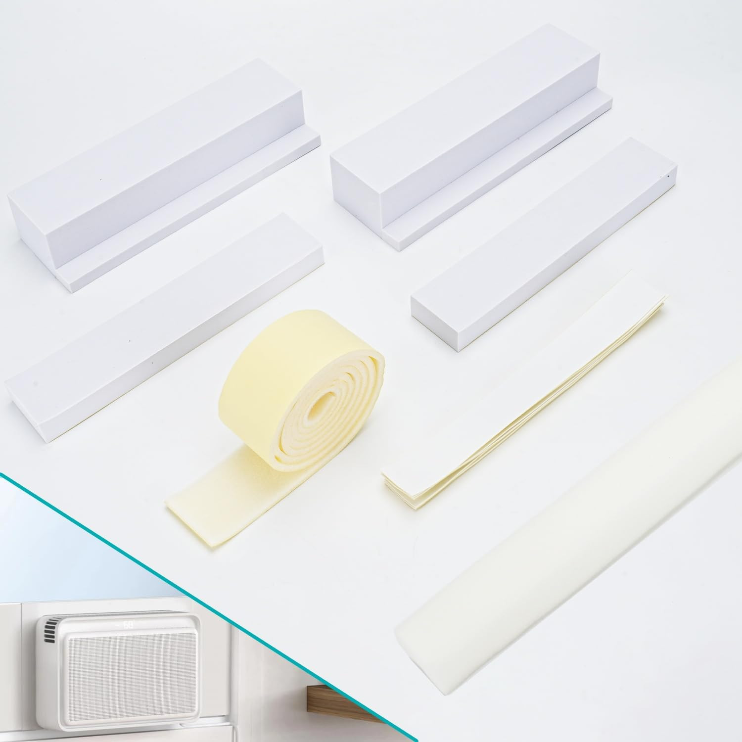 Foam Block for Midea U Shaped Window Air Conditioner Units, Air Conditioner