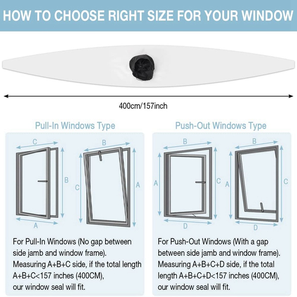 Universal Window Seal for Portable Air Conditioner Tilt Tilt Window2139