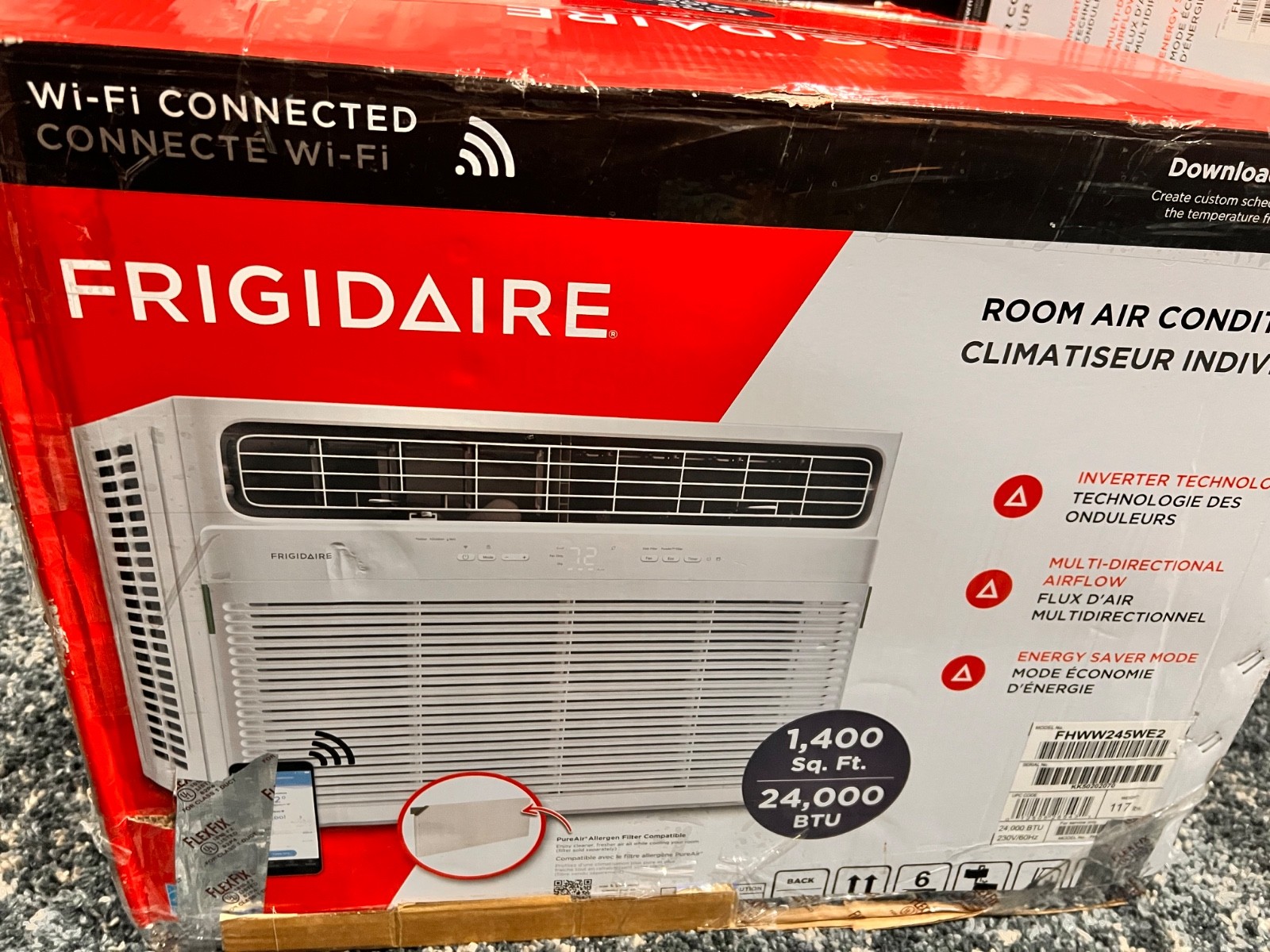 Brand New Frigidaire Air Conditioner 18000 BTU