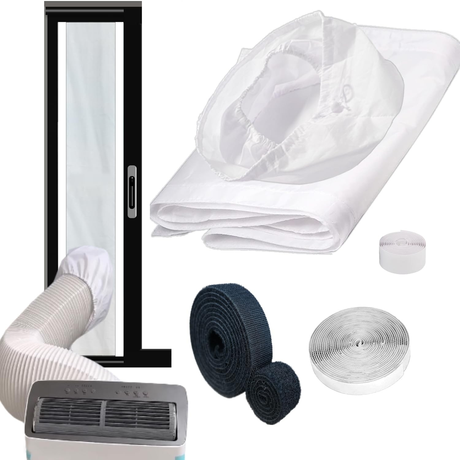 Midea/Whynter/Da Portable Air Conditioner Inverter Seal Kit for Sliding Doors