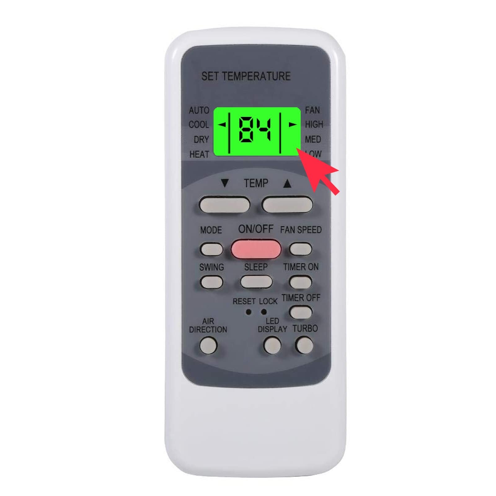 Replacement Air Conditioner Remote Control for Goodman Tgm Midea miller R51I4…