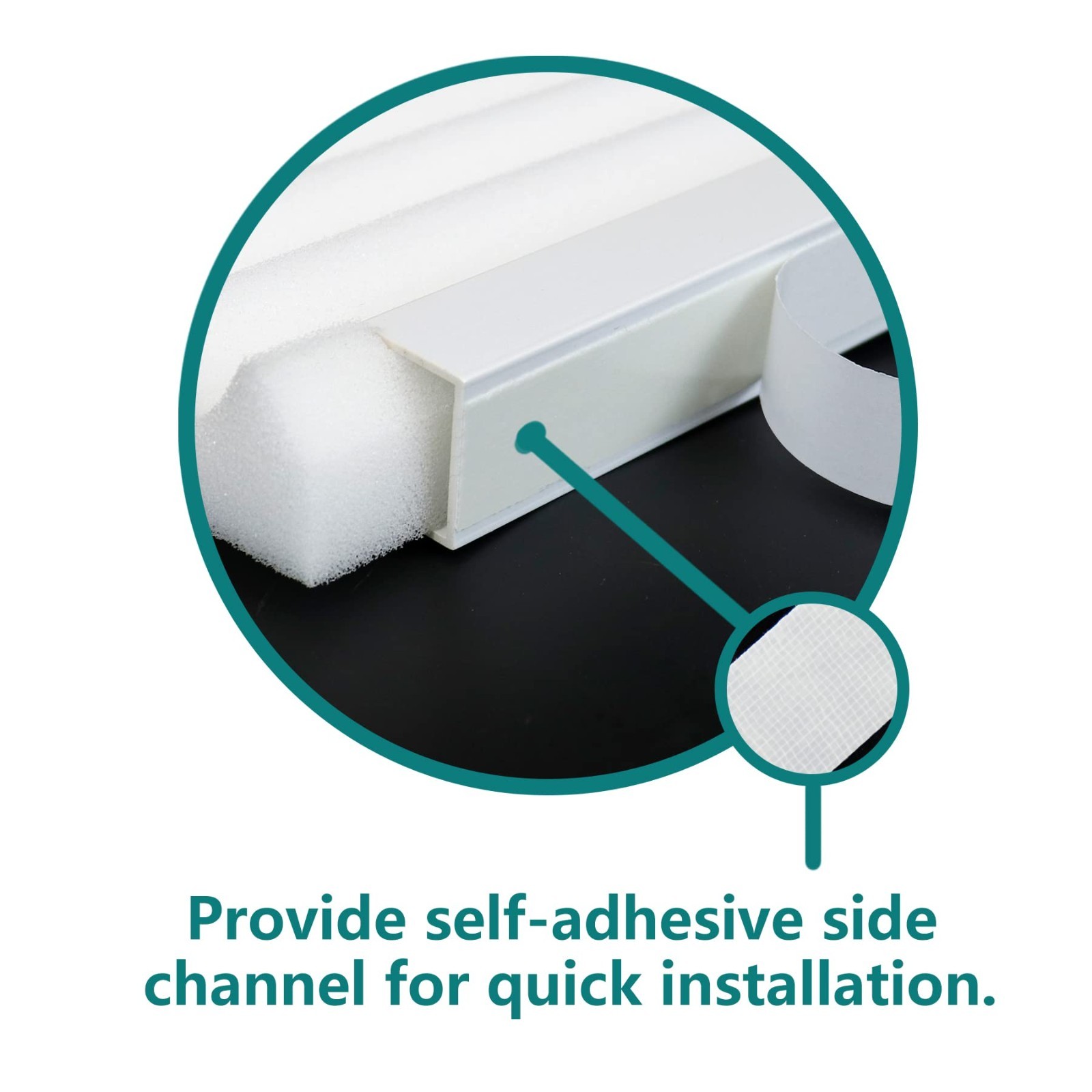 Window Air Conditioner Insulation Foam Panels Kit, 17&Prime;x9&Prime;x7/8&Prime;, Energy Saver, Wh