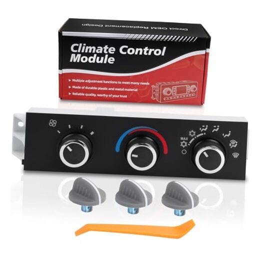 Front A/C Heater Climate Control Module Panel Compatible with 1996-2014 599-217