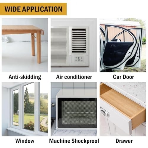 Window Air Conditioner Foam Tape – 2&Prime; Wide x 1&Prime; Thick Weather Stripping Seal, 13