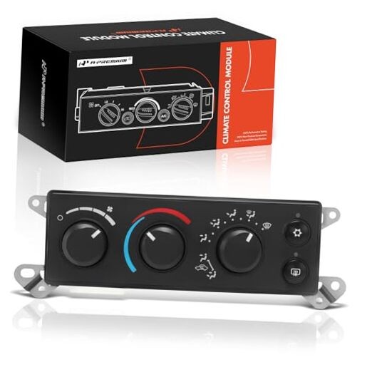 A/C Heater Climate Control Module Panel Compatible With Rear Window Defogger