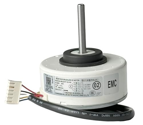 DC Brushless Fan Motor 20W for Air Conditioner, 1300RPM Inverter Motor, CCW