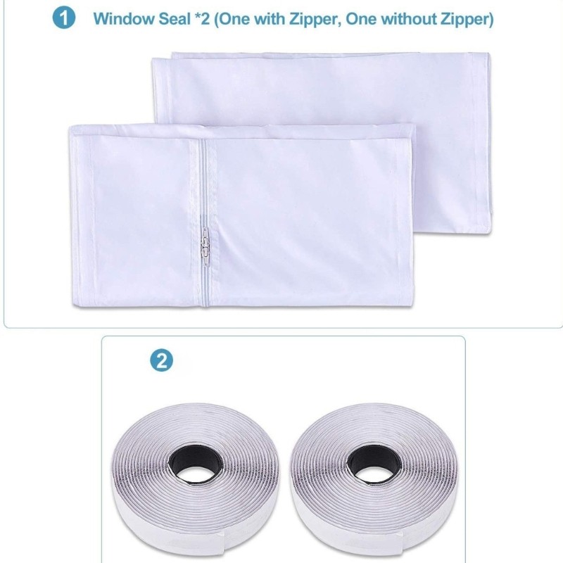 Roof Window AC Sealing Duct Cloth Portable Air Conditioner Window Seal Kit