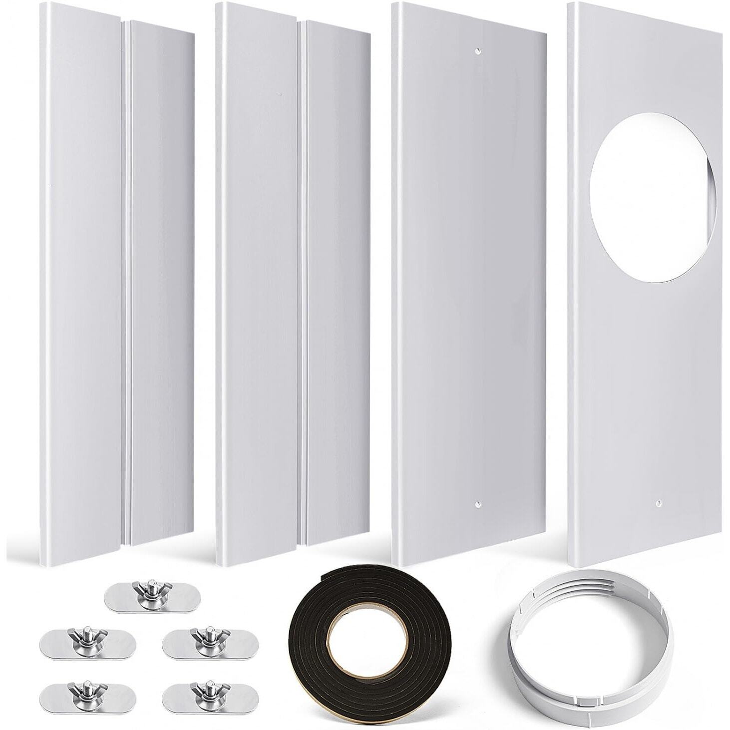 Portable Air Conditioner Window Kit with Coupler Adjustable for AC Unit
