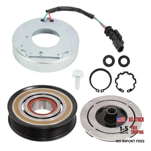 Air Conditioner AC Compressor Clutch Kit Compatible with Silverado 2500 3500