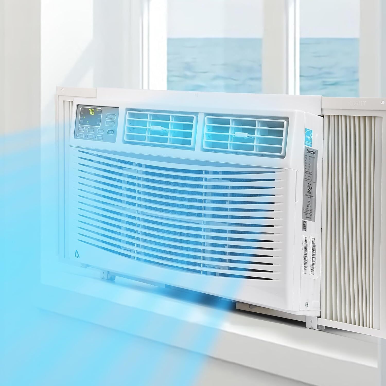 10000Btus Window Air Conditioner With Smart App Control & Dehumidification & Fan