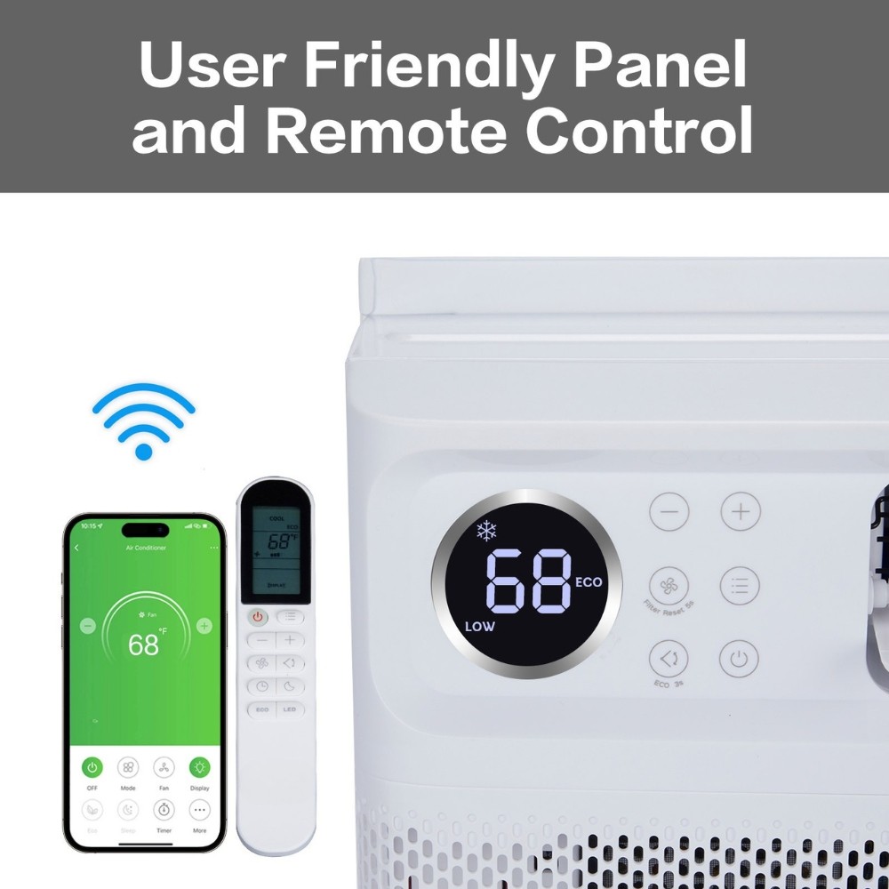 12000 BTU [WIFI CONTROL+TIMER] Inverter Window Air Conditioner 550 sp.ft AC Unit