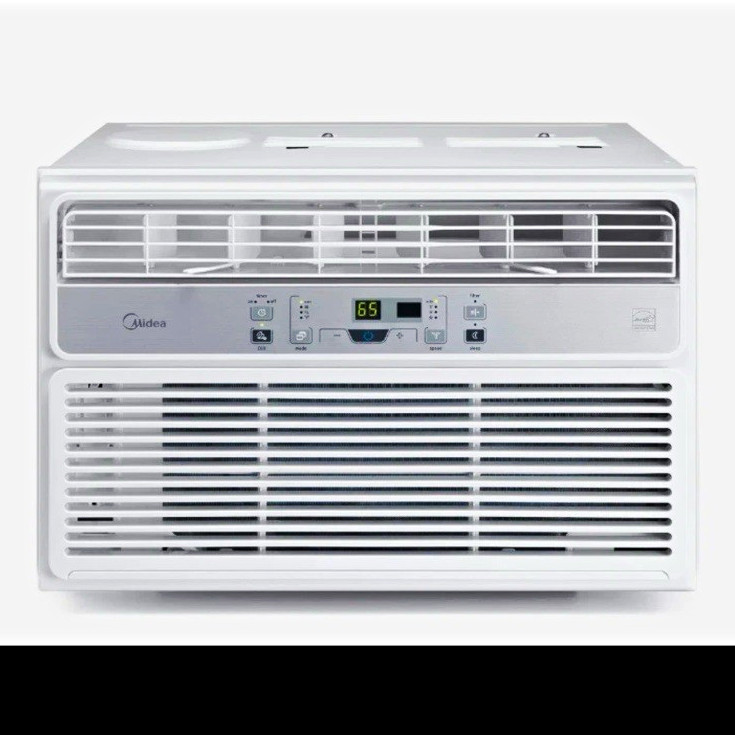 Midea EasyCool MAW08R1BWT 8000 BTU Energy Star Window AC Remote Timer White