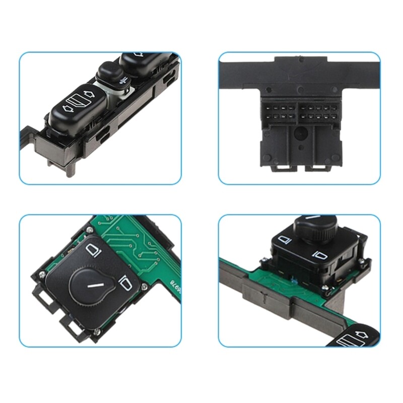 Power Window Control Switches ABS Car Window Switches for W210 W202 E320 E300