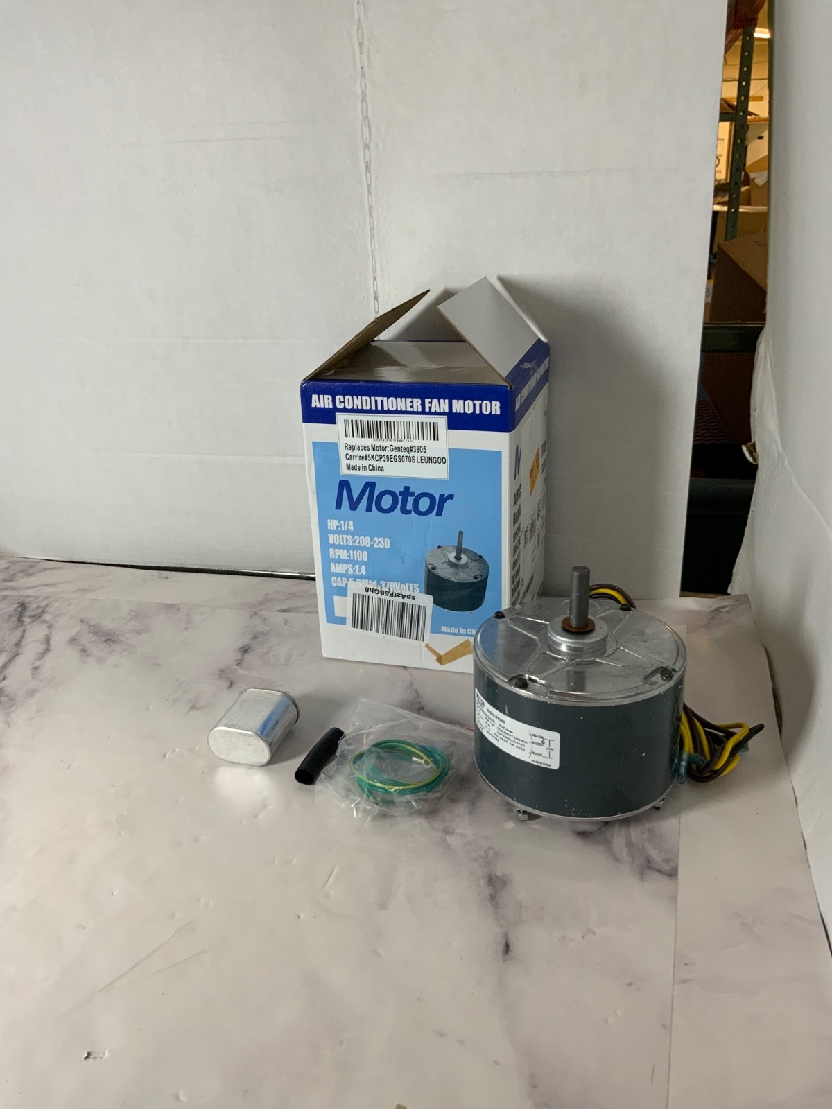 Leungoo Air Conditioner Fan Motor Replace Mod 5KCP39EGS070S / Genteq #3905