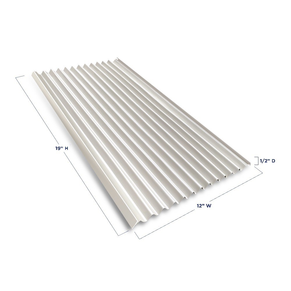 Fram Trak Adhesive Replacement Window Air Conditioner Side Panels, 19&Prime; H x 12&Prime; W