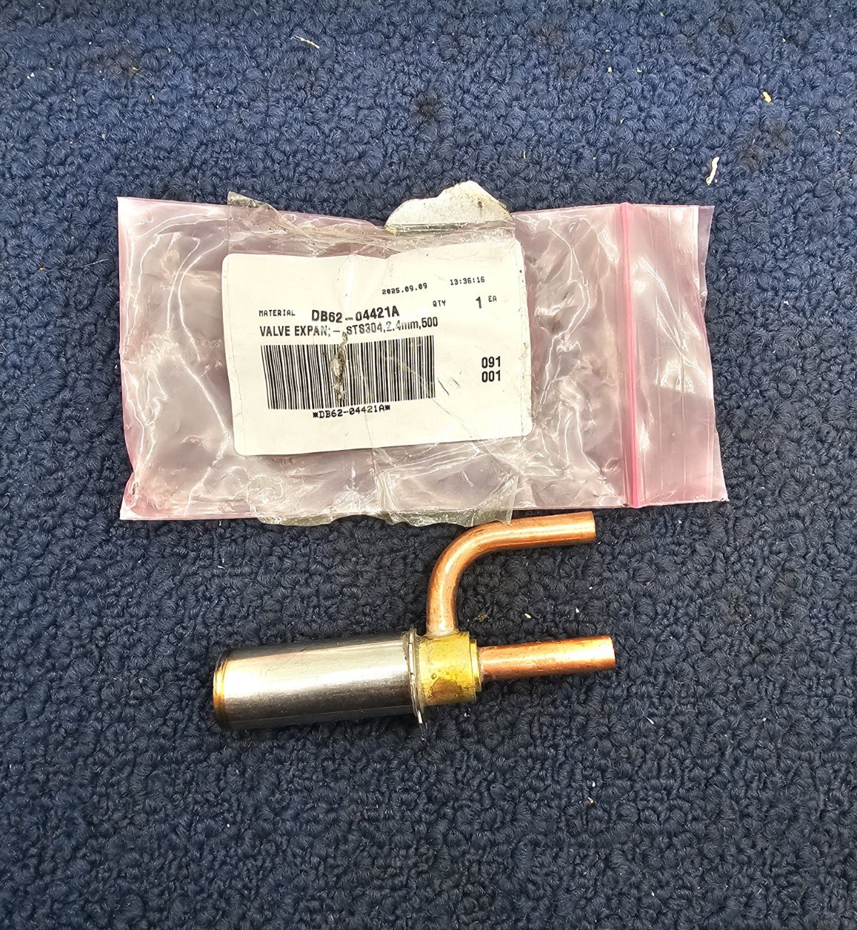 DB62-04421A Expansion Valve Fits Samsung AC036JXADCH/AA Air Conditioner
