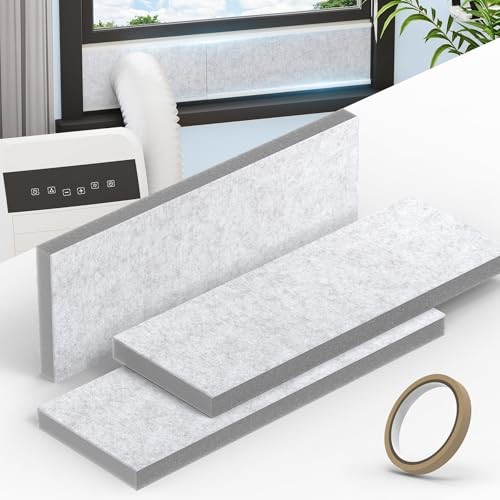 Insulated Foam Panels for Portable Air Conditioner Window Vent Kit,