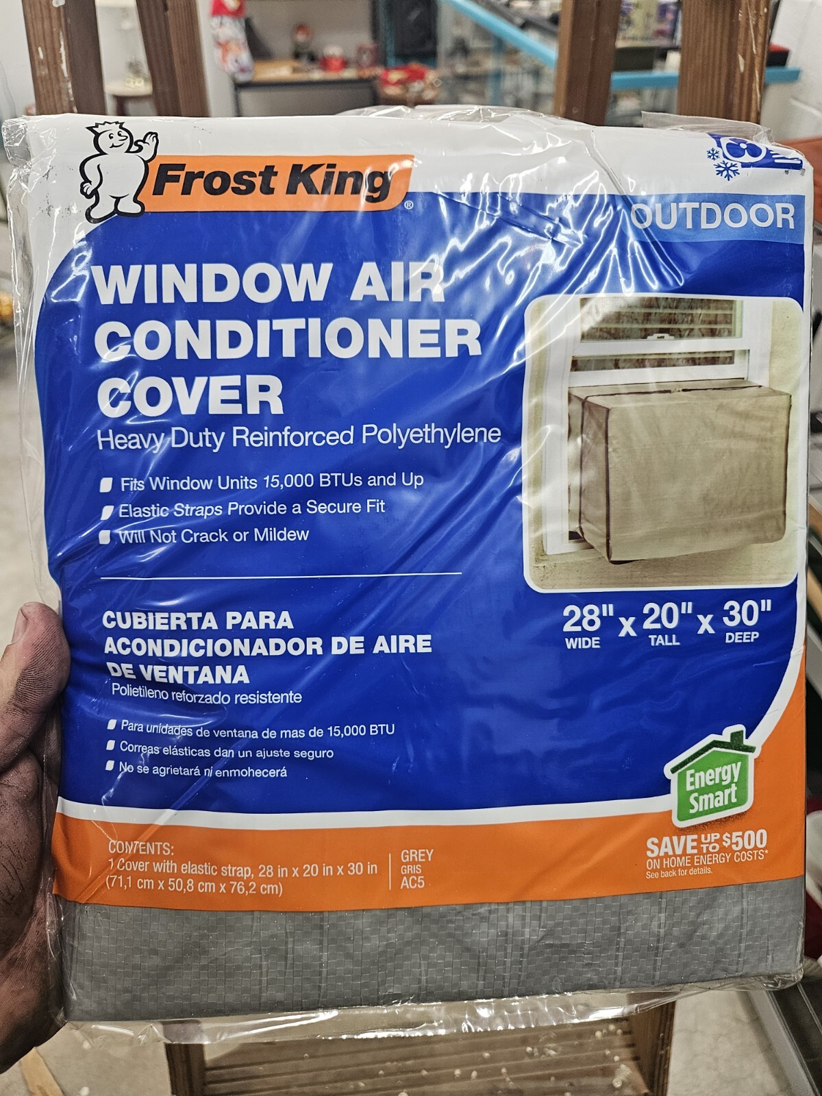 Frost King Window Air Conditioner Cover 28”x 20”x 30”