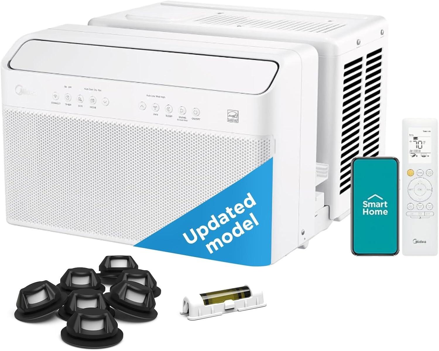 Energy Star Certified U-Shaped Window AC – 12,000 BTU Cooling & Remote Control