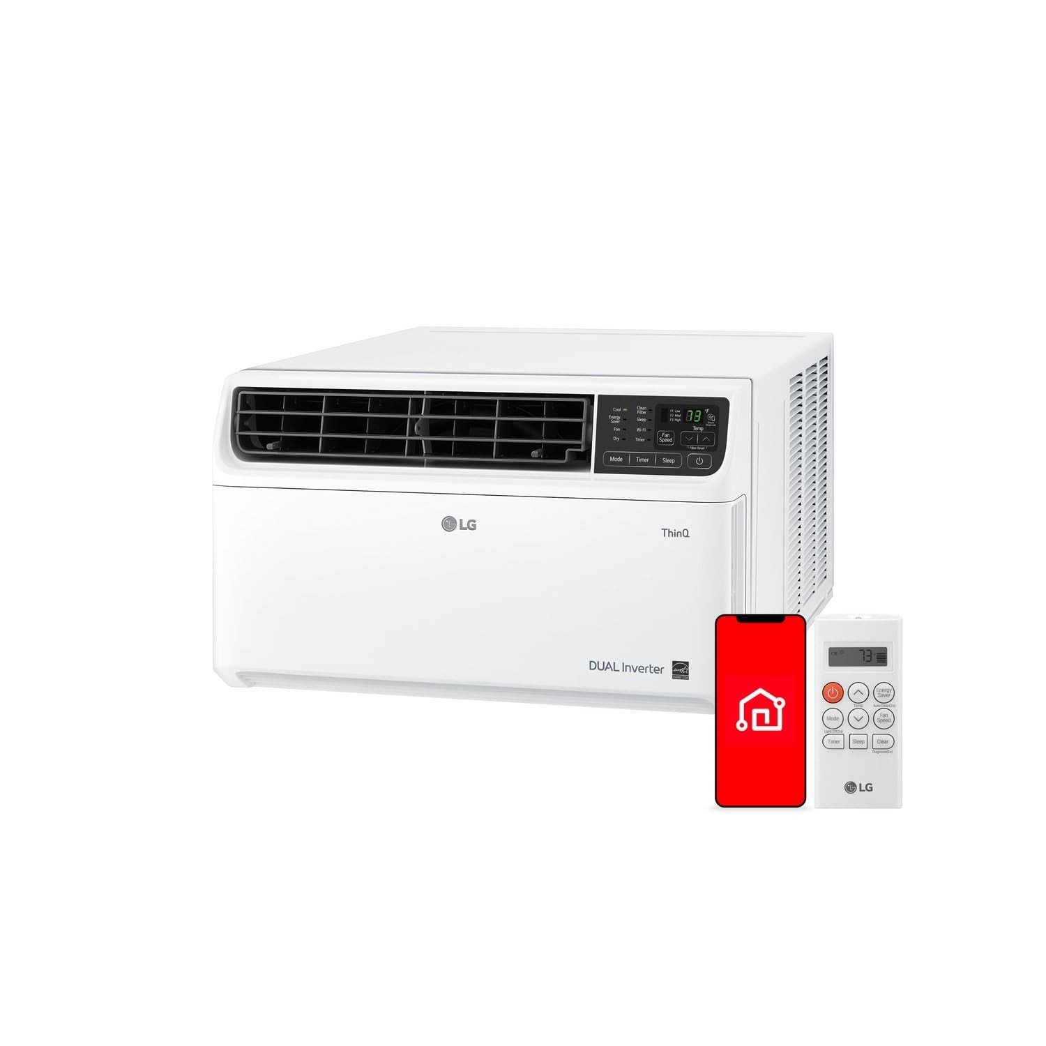 FI ENABLED WINDOW AC LW1822IVSM – LG 18,000 BTU DUAL INVERTER SMART WI