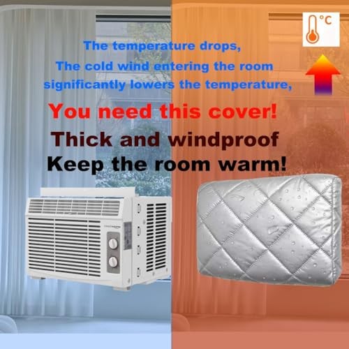 Anti-fall Thickened Window Air Conditioner Cover Inside M-16.9*12.6*3.1in