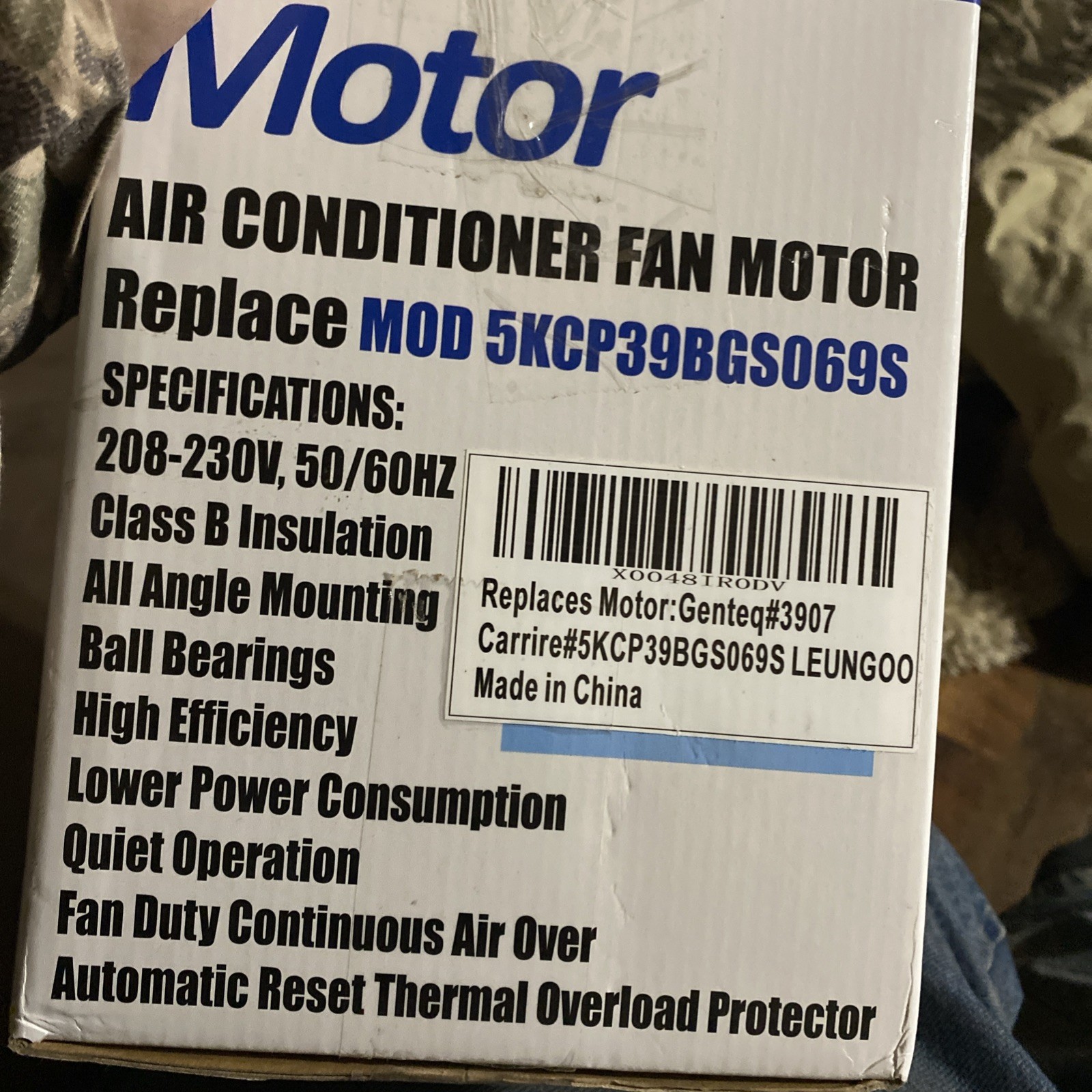 Air Conditioner Fan Motor 5kcp39bgs069s