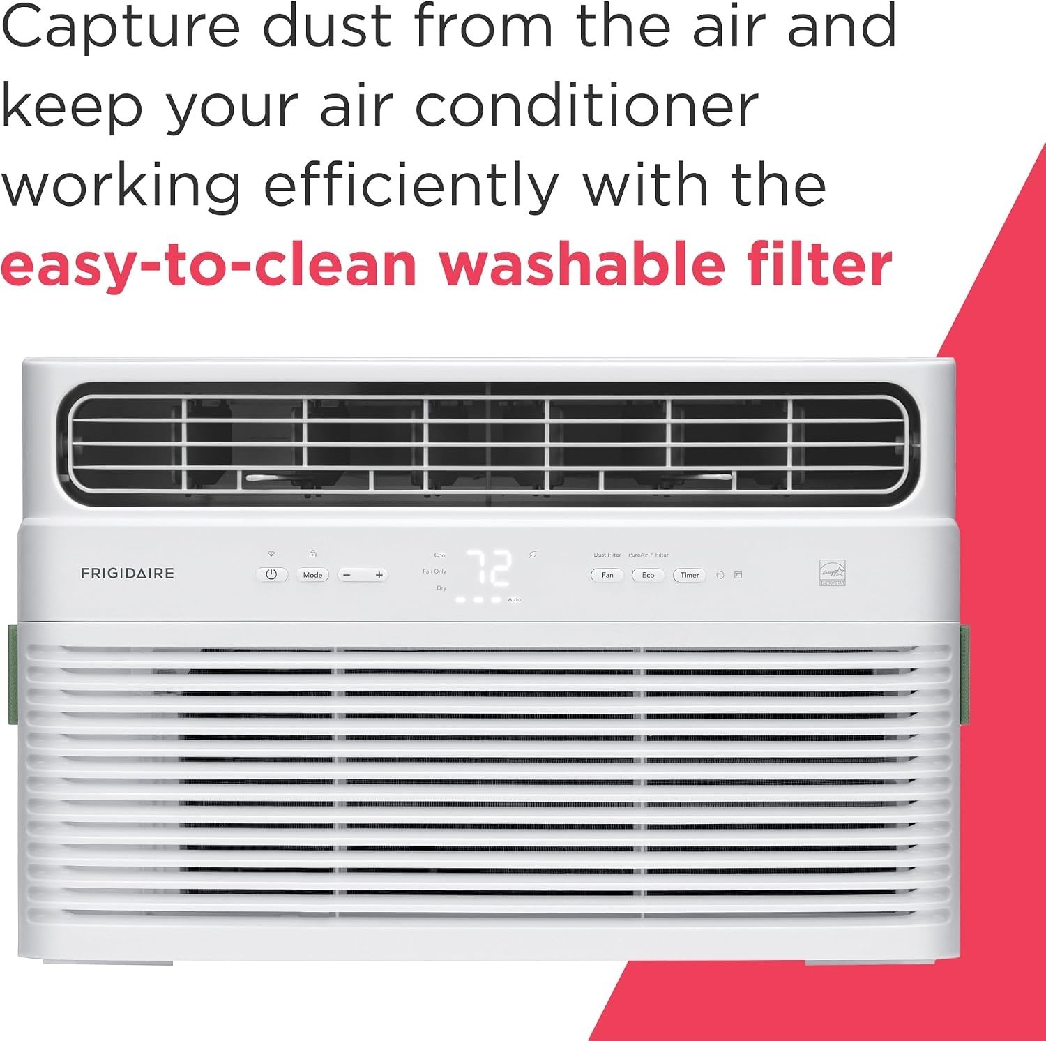 Frigidaire 10000 BTU Smart Inverter Window Air Conditioner w/ WiFi 450 sq ft NEW