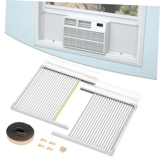Window Air Conditioner Side Panels with Frame, Small – Fit 5,000 to 14,000 Btu