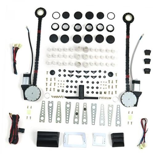 Autoloc Power Accessories 9846 2 Door Universal Power Window Kit with 3