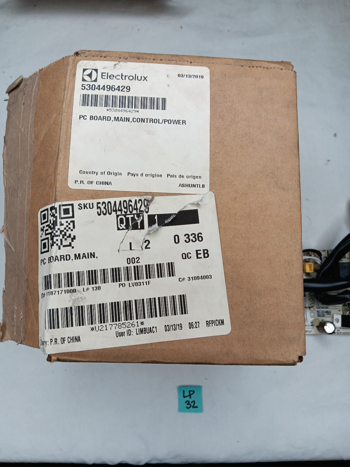 Electrolux Air Conditioner PC Control Board 5304496429 New-Old Stock