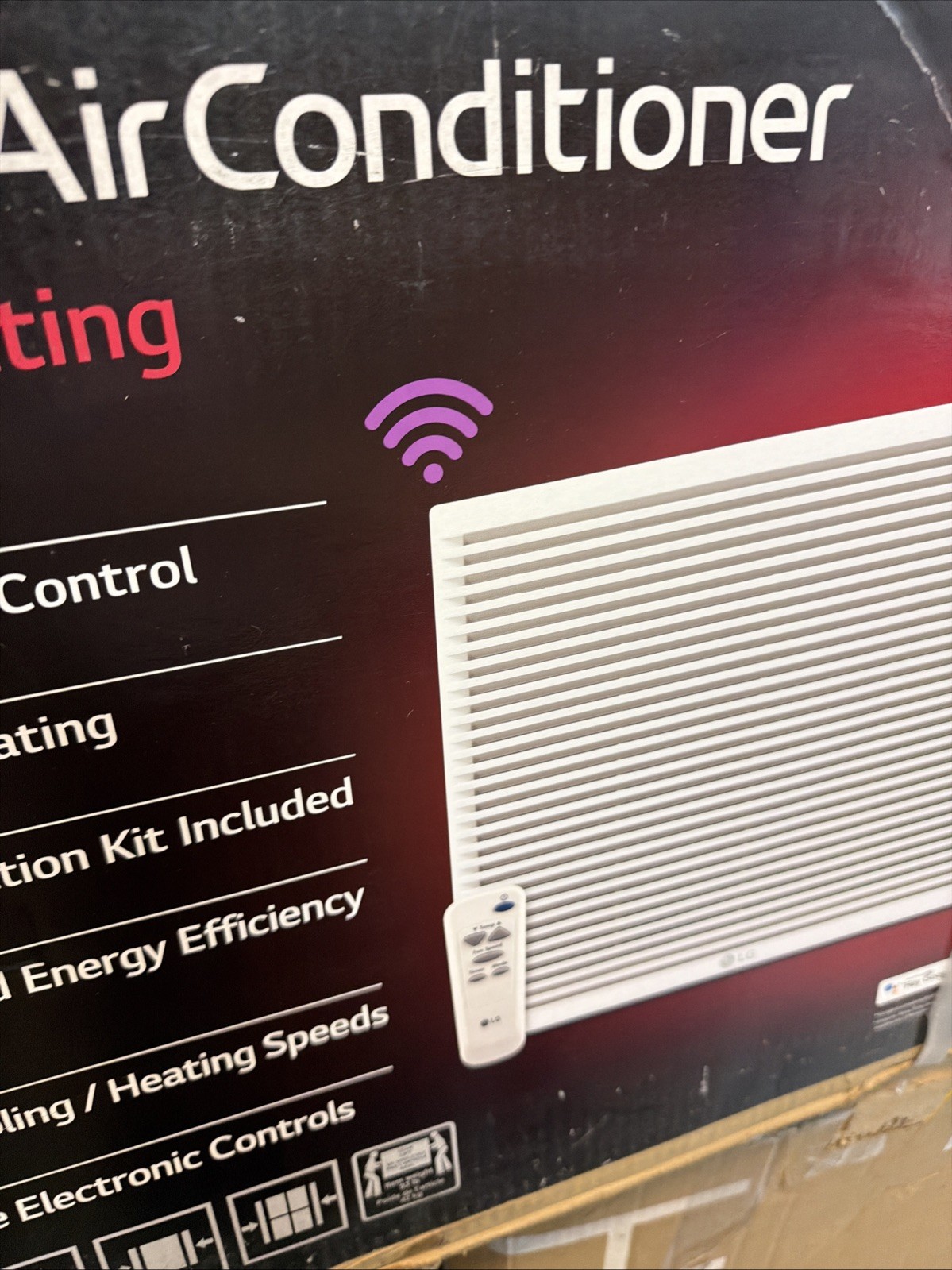 LG Window Air Conditioner,White,8,000 BtuH 825R10
