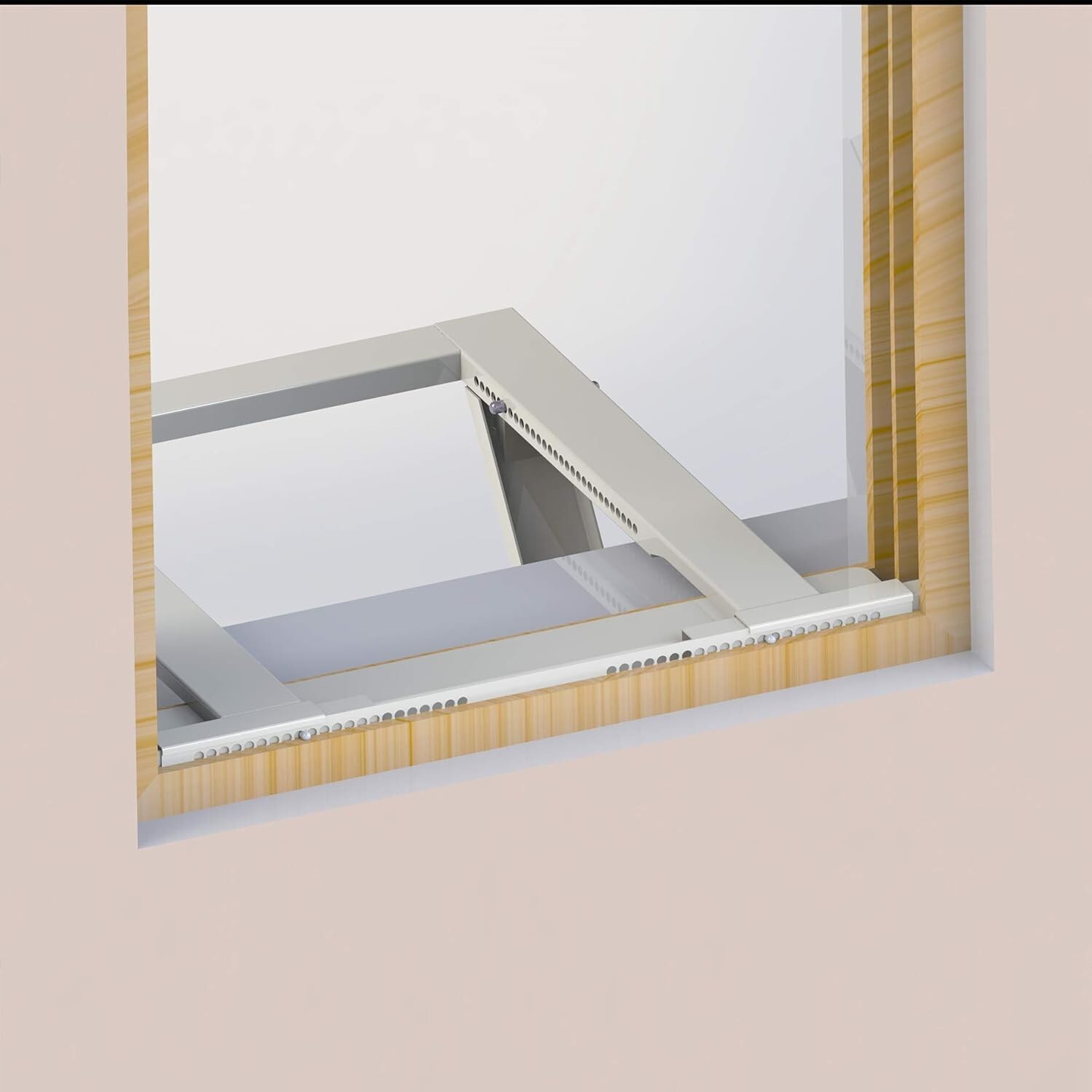 Heavy-Duty Window Air Conditioner Support Bracket – Tool-Free Installation^^