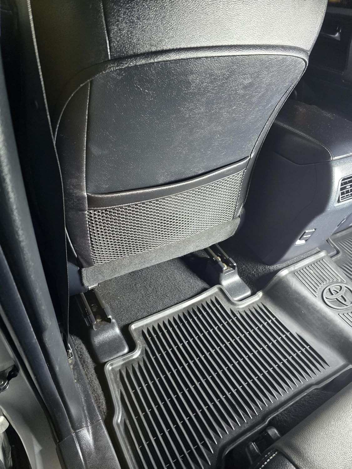 2 Piece Set 5th Gen Toyota 4Runner Rear AC Vent Extenders – Black PETG
