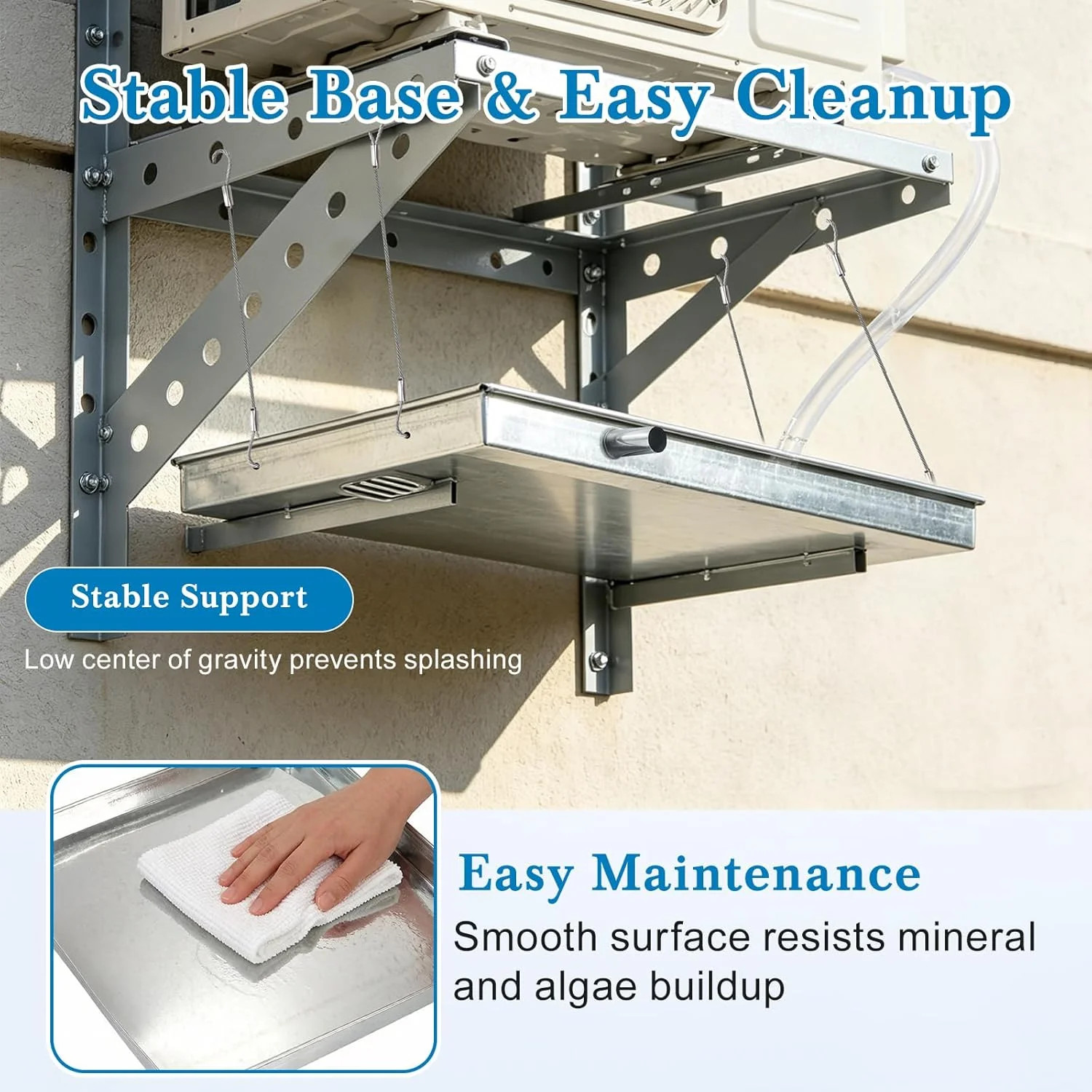 Air Conditioner Drip Pan – AC Drain Pan for Window AC Units & Portable Air Condi