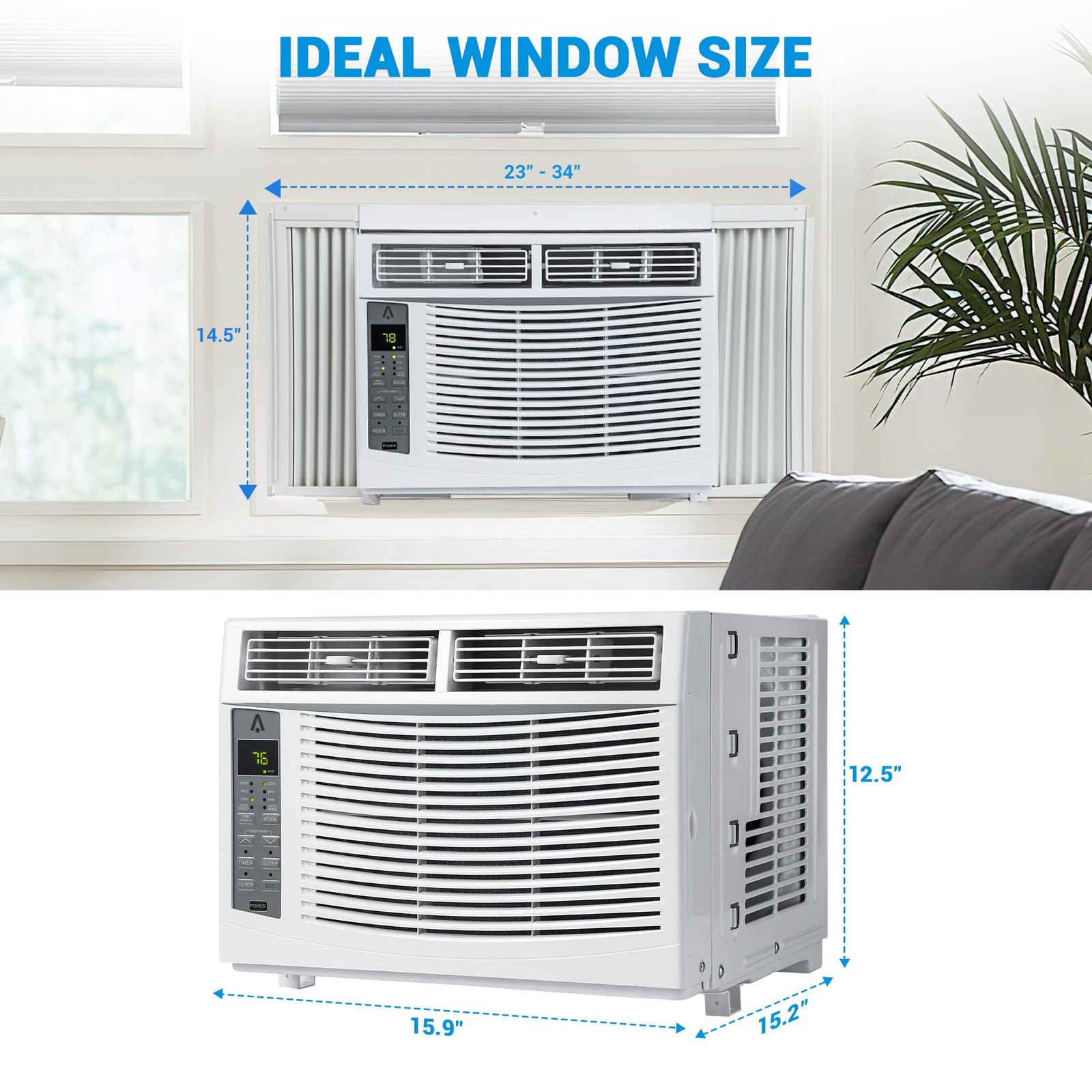 6000-BTU Window Conditioner Up to 250 Sqf