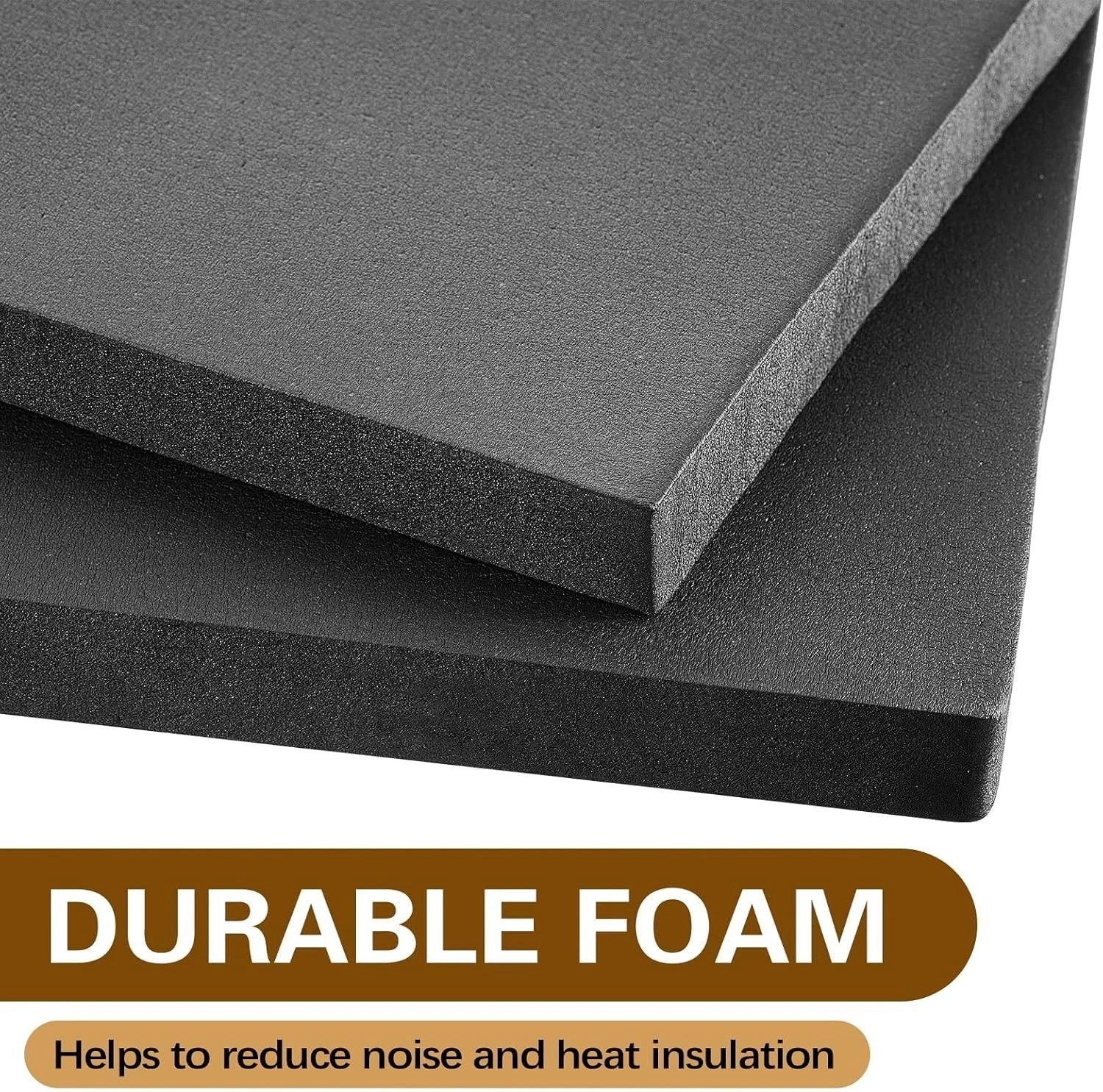 4 Pcs Window Ac Insulated Foam Panels with Seal Strip,Black | Fits Most 5000-…