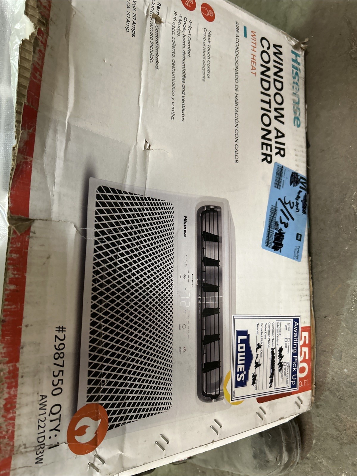 230v At 20amps Window Ac Will Not Run On House used