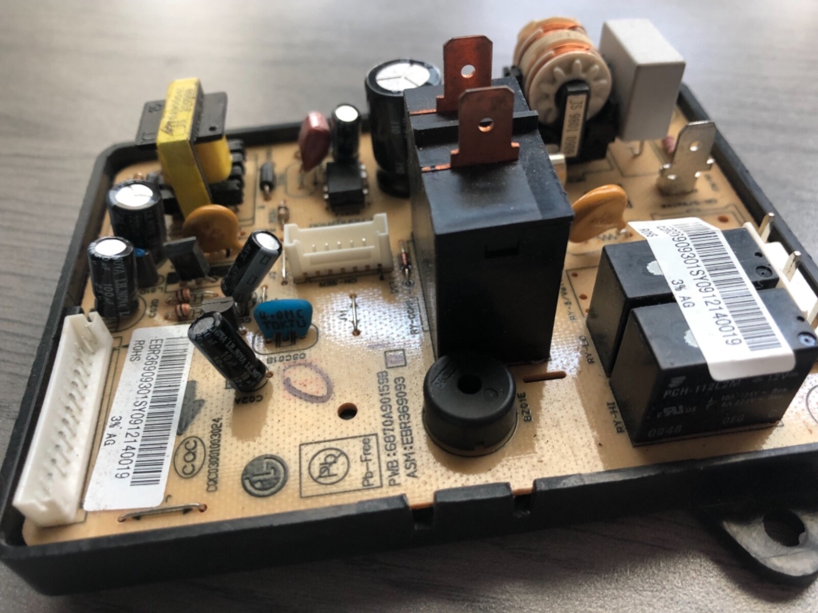EBR36909301 / Lg Window Wall Ac Unit Main Board
