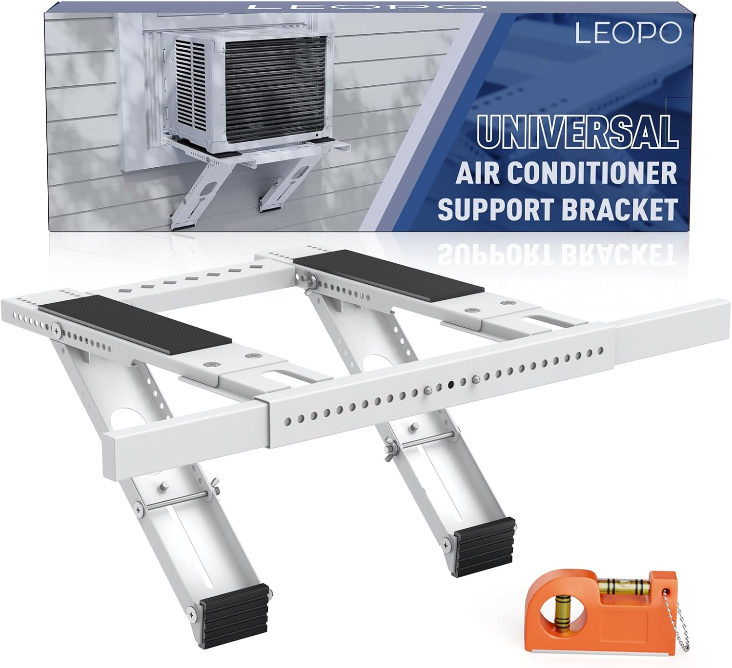 No Drilling Window AC Support Bracket, Heavy Duty, Holds up to 300Lbs | Fits Sin