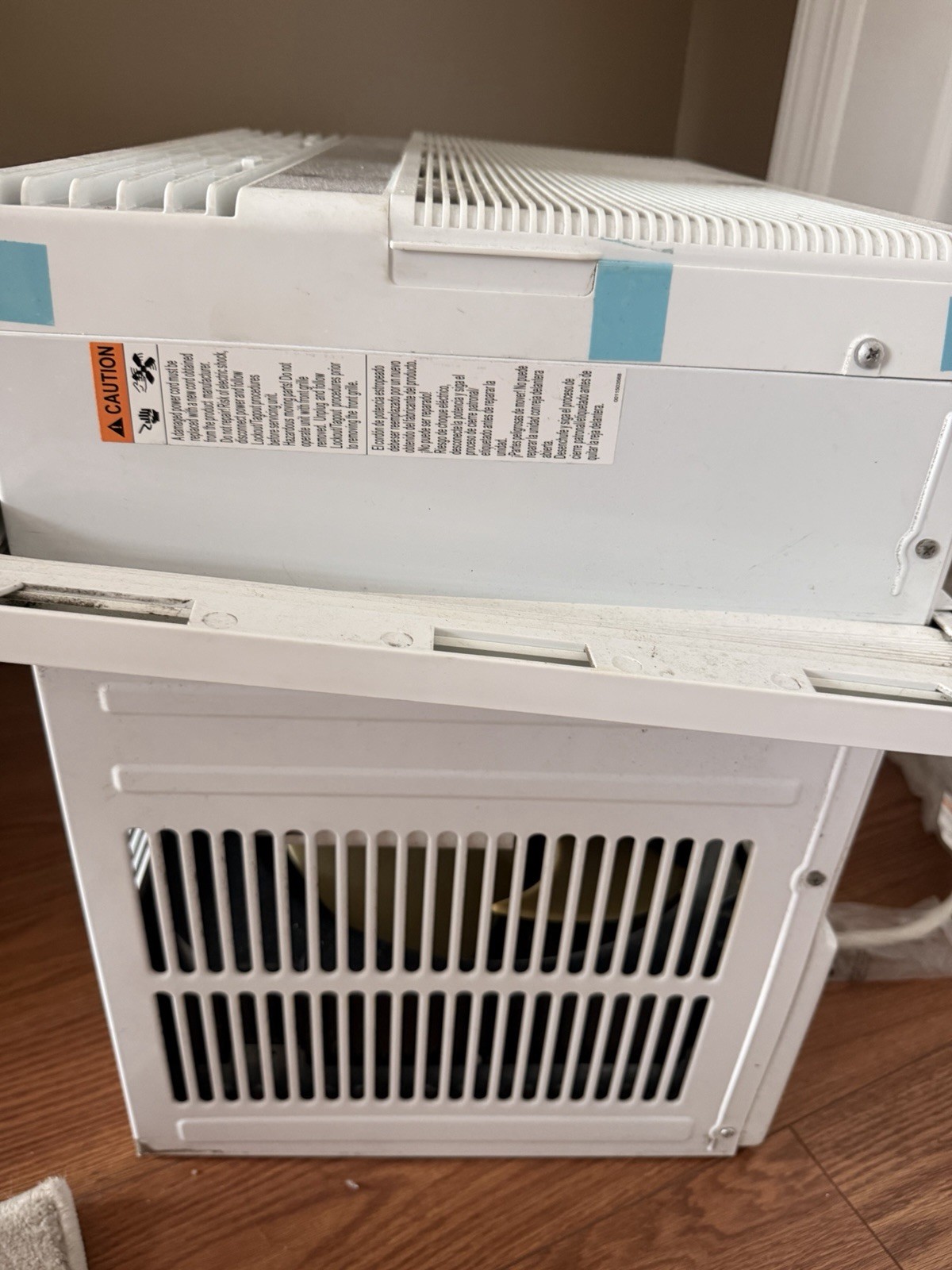GE AHTK08AA 8000 BTU 115V Window/Wall Air Conditioner White WiFi Digital
