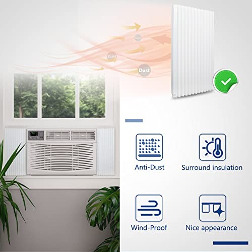 Window Air Conditioner Side Panel Insulated Foam Kit, All Season Protection