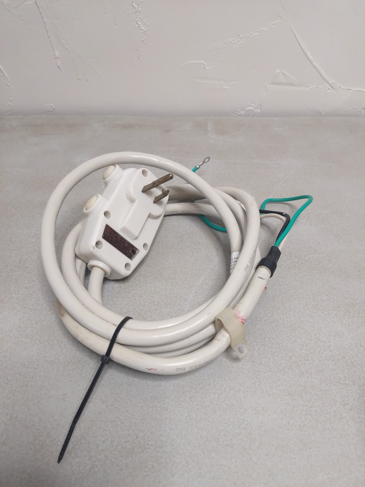 power cord for 120 vot window air conditioner w GFCI, 6&prime;.6&Prime;