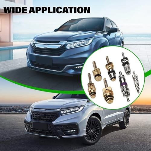 Car A/c Repair Kit, 270PCS O-Ring Set + 40PCS Car Air Conditioner Valve Core