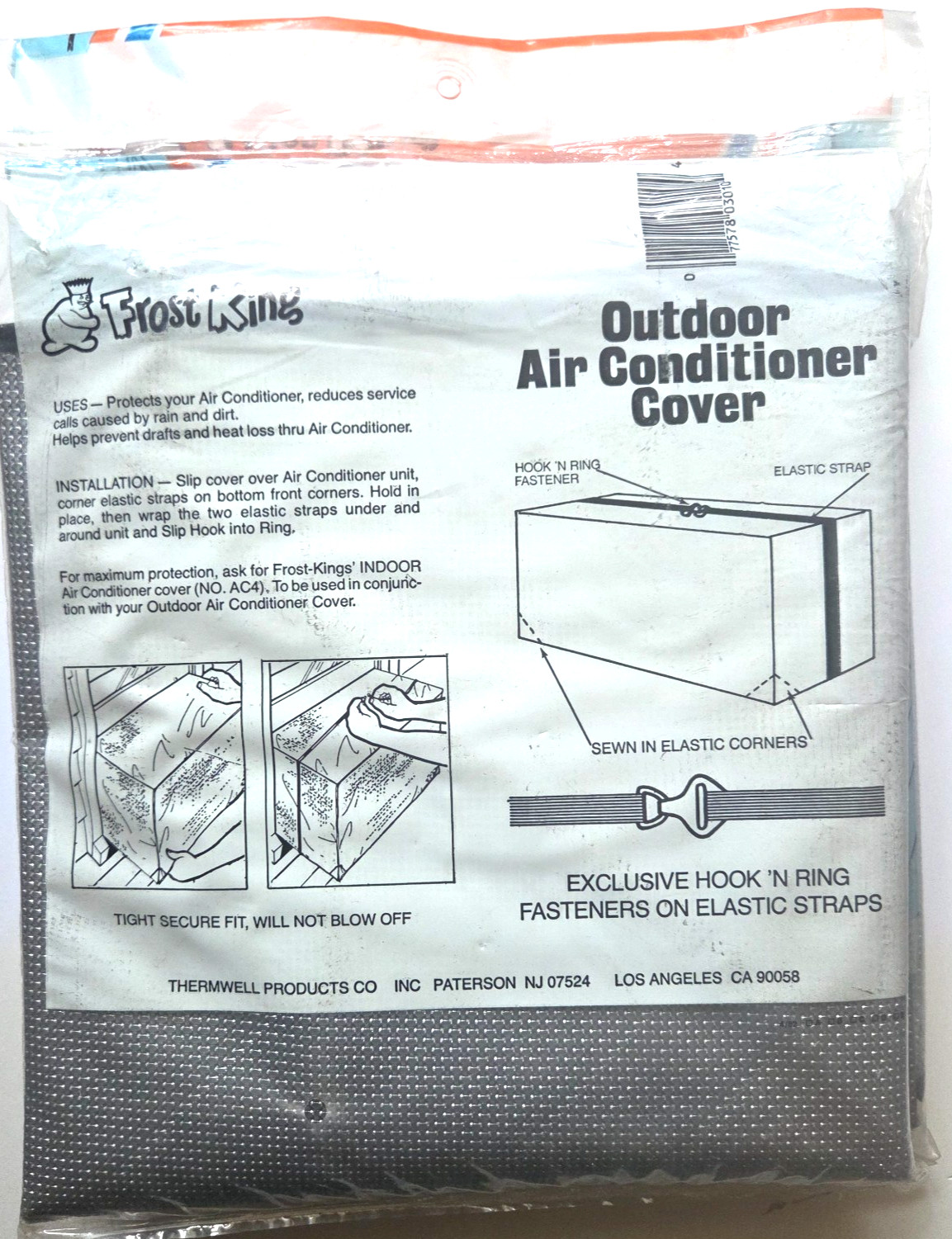 Frost King Gray AC2 Outside Window Air Conditioner Cover 27&Prime;x18&Prime;x16&Prime; Lot of 3